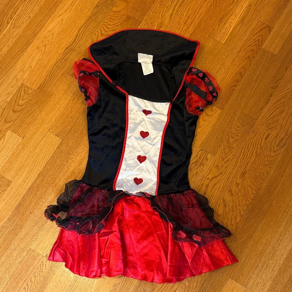 Queen of Hearts Kids Costume Dress